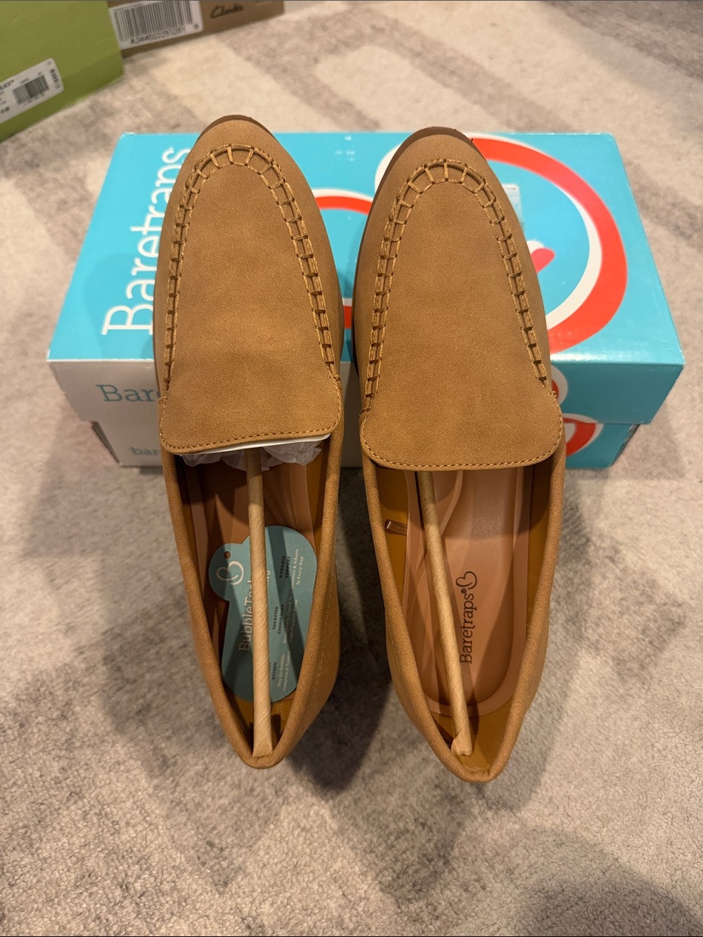 BareTraps Women’s Tan Loafer Flats